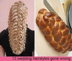 13 Epic Wedding Hair Fails Hair Fails Wedding Makeup For Brown Eyes Wedding Hairstyles