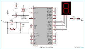 7 Segment Display Interfacing With 8051 Microcontroller Microcontrollers Seven Segment Display Interfacing