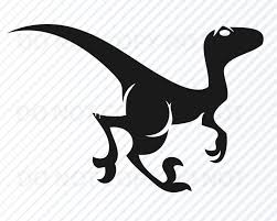 Raptor Svg Files For Cricut Dinosaur Vector Images Etsy In 2020 Silhouette Clip Art Raptor Art
