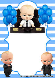 Baby Boy 1st Birthday Card Printable Baby Boss Invitation Template For Your Adorable Little Boss Free Printable Birthday Invi In 2020 Baby Birthday Invitations Baby Birthday Card Baby Birthday Party Boy