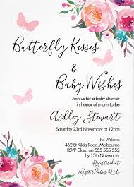 Girls Floral Butterfly Baby Shower Invitation Zazzle Com Butterfly Baby Shower Invitations Baby Girl Shower Themes Baby Shower Invites For Girl