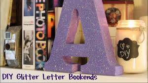 1 spell kids names, nice words or quotes you want to display. Diy Glitter Bookends Bookends Diy Glitter Easy Glitter Letters Glitter Diy Diy Letters
