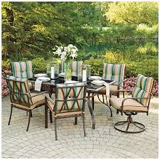 Wilson Fisher Kingston Set Of 6 Cushioned Dining Chairs 7 Piece Dining Set Dining Chair Cushions Glass Dining Table