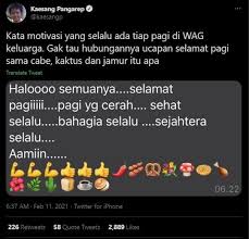 We did not find results for: Kaesang Bongkar Isi Chat Grup Wa Keluarga Netizen Malah Salfok Ke Emotikon Hitekno Com