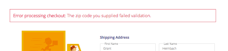We did not find results for: The Zip Code You Supplied Failed Validation Errors Support