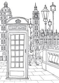 Coloring Europe Charming London Telephone Coloring Page Coloring Pages Coloring Books London Drawing