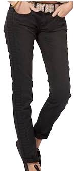 Black Ping Pong Skinny Jeans