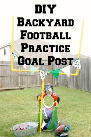 Football field goal post illustrations & vectors. My Life Homemade Diy Backyard Football Practice Goal Post