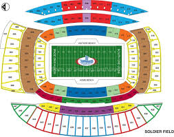 soldier field chicago il seating chart view