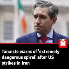 Tanaiste warns of 'extremely dangerous spiral of escalation' after US  strikes