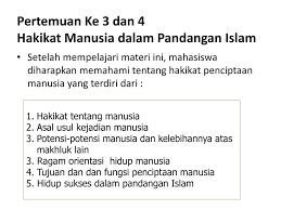 Apakah kita terdiri dari tiga bagian? Pertemuan Ke 3 Dan 4 Hakikat Manusia Dalam Pandangan Islam Ppt Download