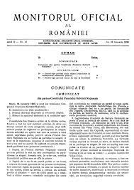 145 din 19 martie 2013 au fost publicate o serie de acte normative de interes pentru domeniul dreptului muncii noteaza folosind stelele. Datei Monitorul Oficial Al Romaniei Partea I 1990 01 25 Nr 15 Pdf Wikipedia
