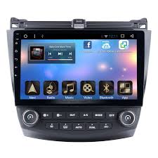 For 2003 2004 2005 2006 2007 Honda Accord 7 Radio Android 10 0 Hd Touchscreen 10 1 Inch Gps Navigation System With Bluetooth Support Carplay Dvr Gps Navigation Honda Accord Gps Navigation System