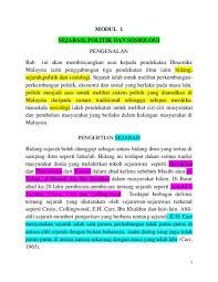 Perkembangan politik di malaysia merupakan satu fenomena yang sangat menarik untuk dikaji dan dibincangkan. Doc Dinamika Malaysia 01 Sejarah Politik Dan Sosiologi Muhammad Fauzan Ansari Academia Edu