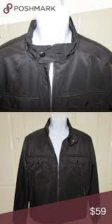 New W Tag Men S Apt 9 Black Waterproof Jacket M Waterproof Jacket Jackets Clothes Design