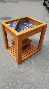 End Table Shadow Box Coin Holded Hat Box Military Shadow Box Diy Shadow Box Shadow Box