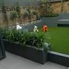 Engineer the space beneath and around where your raised bed will go so the area will have. 1