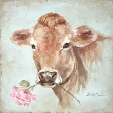 Maybe you would like to learn more about one of these? Rosie Original Watercolor Cow With Roses On Her Head Painting 4 5 X 6 Cute Cow Art Collectibles Painting Kromasol Com