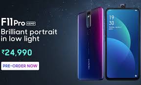 The uninterrupted screen space makes for ultimate viewing 4. Oppo F11 Pro Announced With Pop Up Camera And 48mp Camera