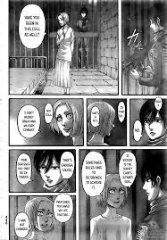 Attack On Titan Chapter 109 Attack On Titan Manga Online Set in an alternative universe about a century ago, when the grotesque giants known as titans attacked and consumed all but a few thousand humans. attack on titan chapter 109 attack