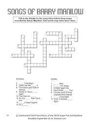 Maybe you would like to learn more about one of these? Crossword Puzzle Puzzles And Games Book Activities Song One