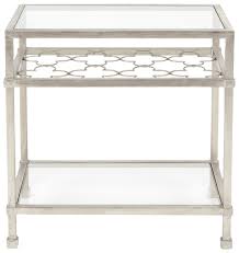 Fourfoil bone inlay side table est une pièce classique de notre collection d'incrustations osseuses. Amh8312b Safavieh