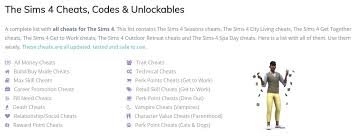 Why not check out some mods? Sims Online En Twitter Update Thesims4 Cheat Code Page Is Up To Date Every Cheat Has Been Retested After The Latest Update All Cheats On Top Of The Page Are Definitely