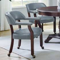 But as the dining chairs glide across the floor, food particles and dirt build up on the wheels, eventually limiting. Kitchen Dining Chairs With Casters Wayfair