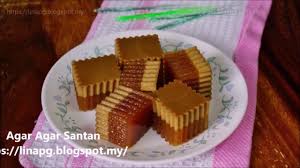 Agar Agar Santan Gula Melaka Mudah Dan Sedap Tak Guna Telur Sweet Soup Dessert Recipes Just Desserts