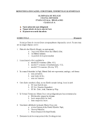 La etapa naţională, subiectele se elaborează de către comisia centrală a olimpiadei de religie pentru la olimpiada naţională de religie pentru seminariile teologice şi liceele ortodoxe din românia. Subiecte Olimpiada Religie Cls A X A Faza Locala
