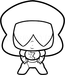 Steven universe coloring pages are suitable for kindergarten or pre k students. How To Draw Chibi Garnet From Steven Universe Coloring Page Trace Drawing