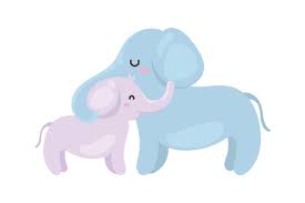 Download Baby Elephant With Mother Elephant Svg Cut File By Creative Fabrica Crafts Creative Fabrica Yellowimages Mockups