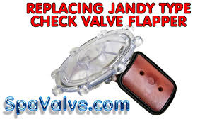 Installing a check valve in the water feature's feed line will keep that reservoir from draining back into the pool when the feature is turned off. Spa Check Valve Jandy Flapper Replacement Youtube