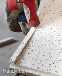 Drop Ceiling Installation Tips How To Install Drop Ceiling Tiles Drop Ceiling Tiles Dropped Ceiling Ceiling Installation