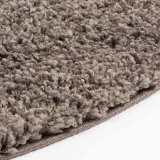 Der runde teppich begeistert mit seinem extra weichen flor. Runde Teppiche Trim Braun Trendcarpet De