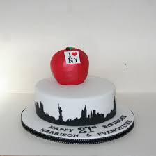 City cakes is nyc's premium gourmet cake, cupcake and home of the original half pound cookies, specializing in weddings, birthdays and custom celebration cakes, gourmet cupcakes, and incredible artisan half pound cookies, in original and gluten free ingredients. New York Theme Cake
