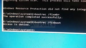 How To Fix Access To 0027bootrec Fixboot 0027 Denied In Windows 7 8 Y 10 Bytepeaker