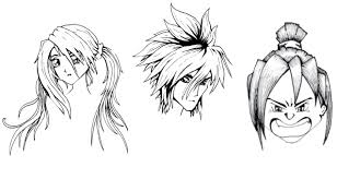 I think it's best to simplify hair into simple forms instead of drawing one hair at a time. How To Draw Anime Hair Boys Howto Techno