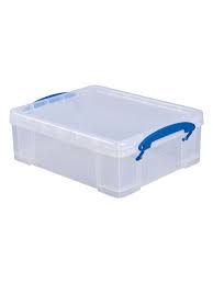 You can store and tidy up some small hardware, electronic components, screws. Really Useful Box Plastic Storage Container 8 1 Liters 14 X 11 X 5 Clear Office Depot