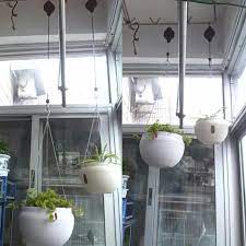 Retro Hanging Garden Basket Pull Down Hanger 20 90 Cm Retractable Pulley Baskets Plant Pots Hanging Basin Retractable Hook Hanging Baskets Aliexpress
