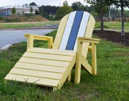 Plastic adirondack chairs are totally carefree—exactly what outdoor lounging is about. Home Depot Adirondack Footstool Ana White