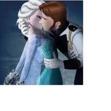 Elsa Love Hans Best Couple Disney Kiss Elsa And Hans All Disney Princesses