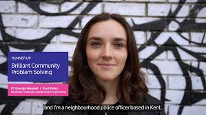 Alumni Impact Awards: Brilliant Community Problem Solving, Kent Police