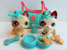 Littlest Pet Shop Rare Pair German Shepherds 544 744 W Carrier Accessories Little Pet Shop Toys Pet Shop Little Pets