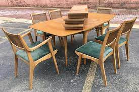 Due to your drexel declaration booklet from the 60's, i found our dining room set which is still loved and used. Drexel Profile Dining Set With Huge Table Midcentury Modern Dining Room Sets Sweet Modern Akron Oh