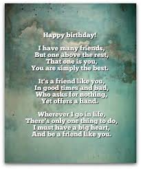Birthday Poems Original Poems For Birthdays Birthday Poems Birthday Poem For Friend Happy Birthday Quotes For Friends