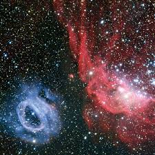 The website updates daily with orbit data from space track and calculates the actual, current satellite positions. Brilliant Space Clouds Shine Red Blue In Telescope Views Photos Space