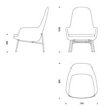These drawing chair are trendy and can fit into every decoration style. Cad Dateien In 2d 3d Normann Copenhagen