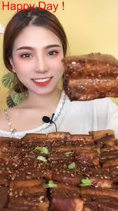 Pork belly #mukbang #asmr #kwai #pork #porkbelly