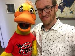 Chuck the Duck is speaking about Godly leadership at VCA elementary and  Preschool this week!